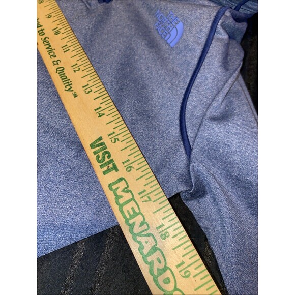 The North Face Women Sweatshirt S Purple Logo 1/4 Zip Long Sleeve Mock Neck - Picture 9 of 10